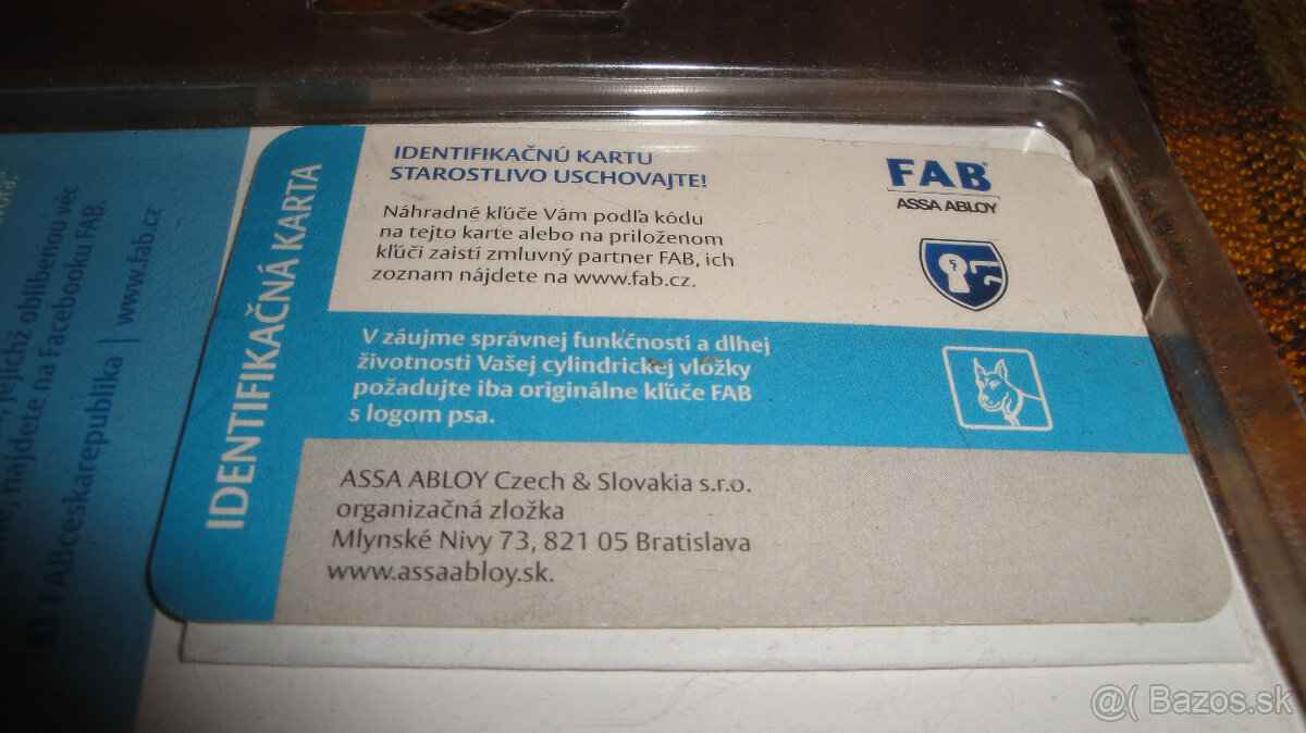 Predám tento zámok, vlozku s gombikom v Bratislave a okolí - 7