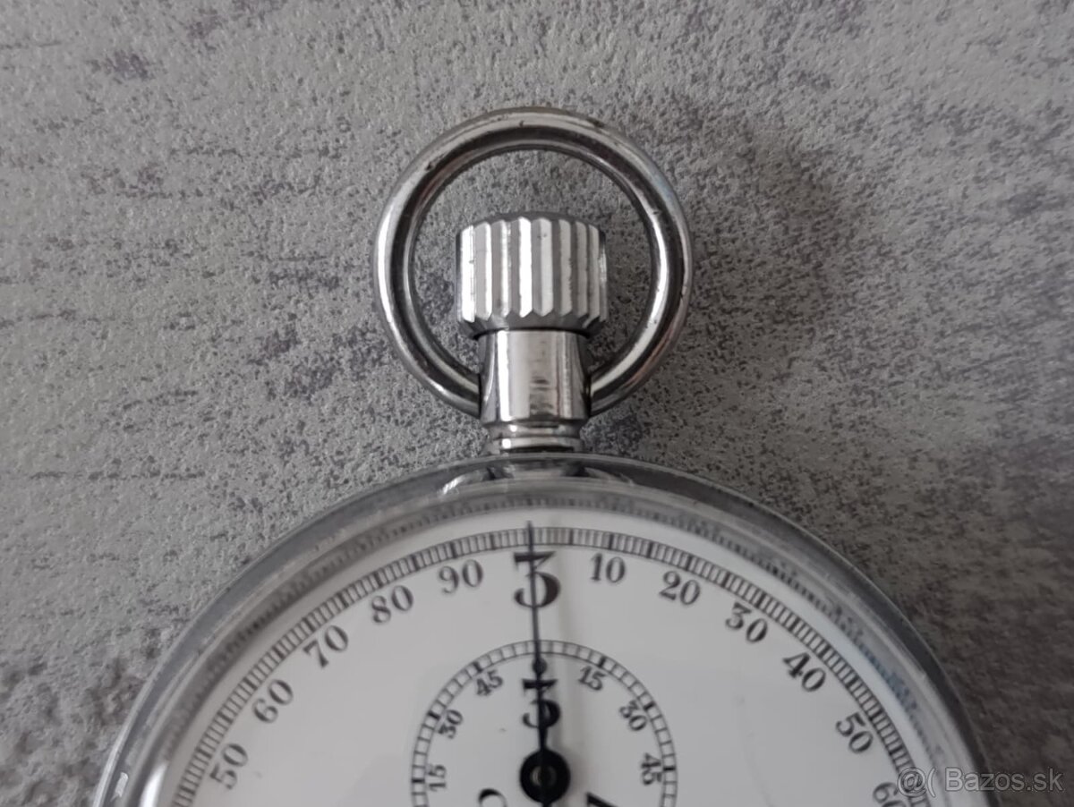 Velmi staré vojenské švýcarské stopky mikrograph Heuer - 7