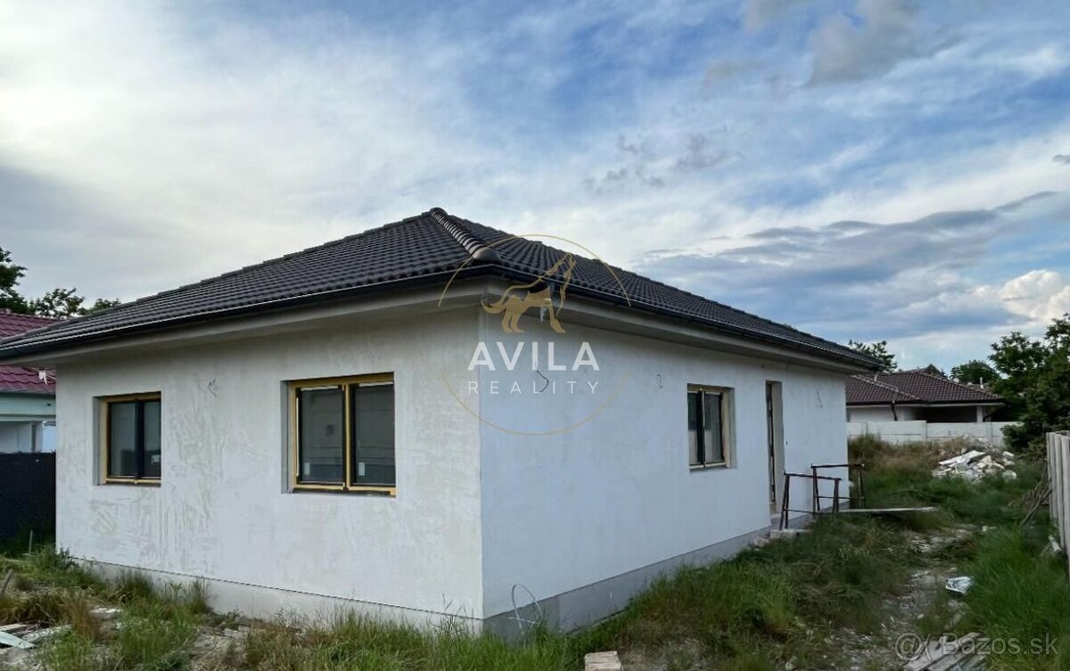 NA PREDAJ: 4izbový rodinný dom bungalov na pozemku 500m2 - V - 7