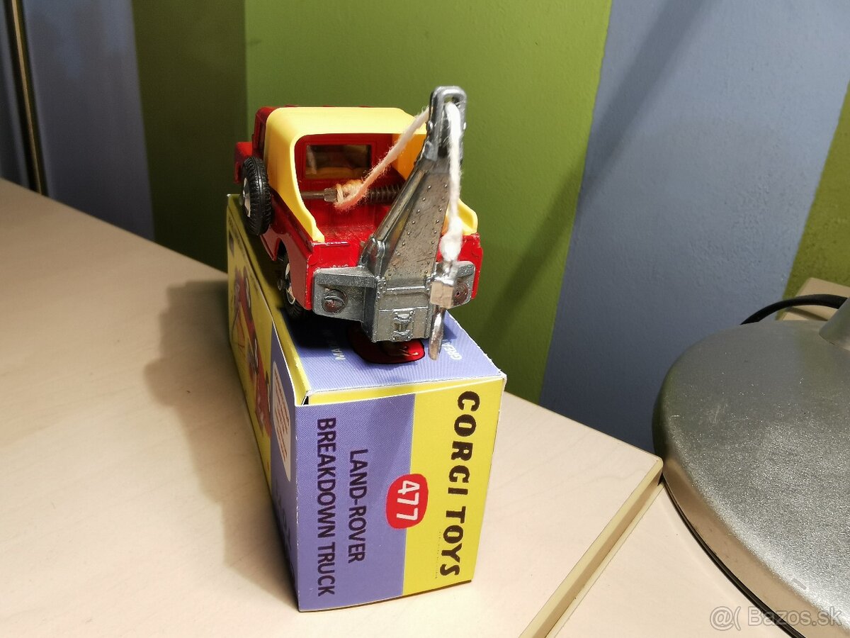 Corgi toys Land Rover odťahovka - 7