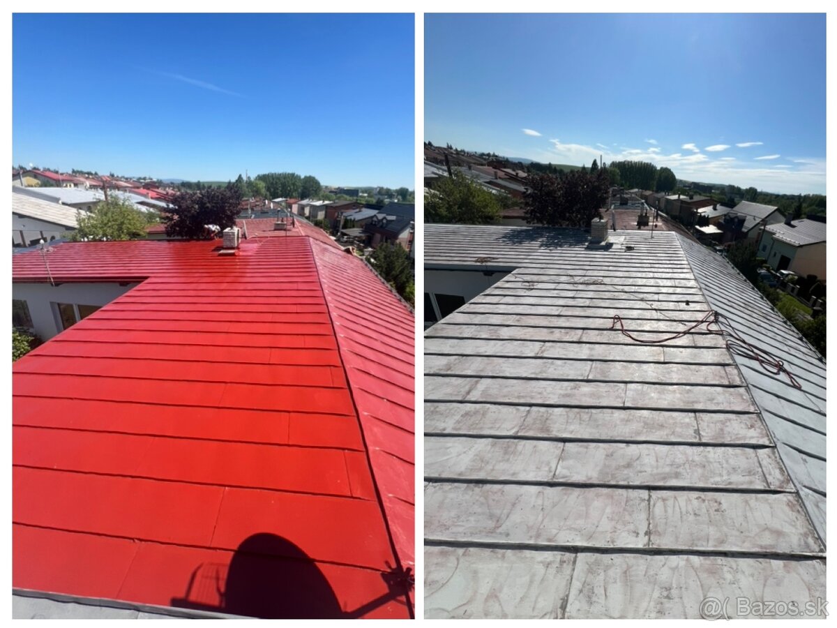 MALOVANIE STRIECH NÁTERY STRIECH ČISTENIE STRIECH - 7