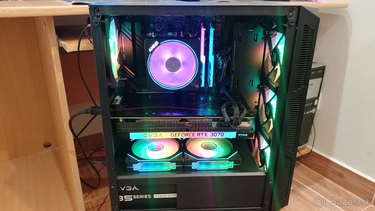 Herný výkonný PC – Ryzen 7 + RTX 3070 + 1.5TB+ARGB+WIN11 PRO - 7