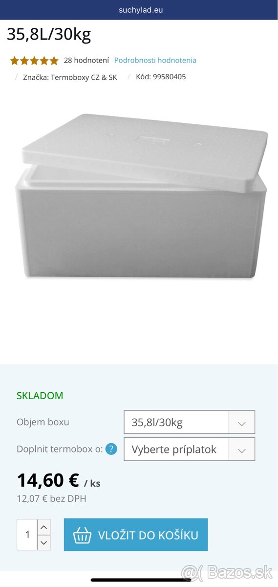Termoboxy polystyrenove, chladiace boxy nove 13 ks - 7