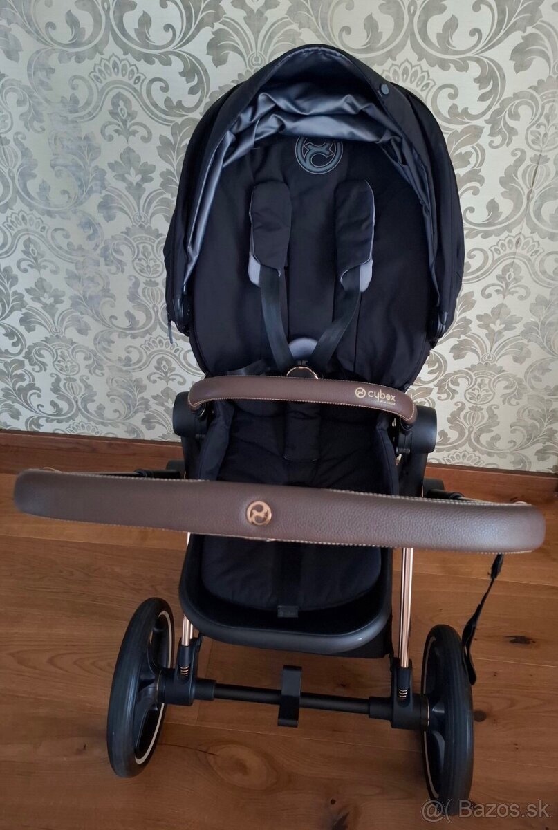 Cybex priam 4.0 deep black + fusak - 7