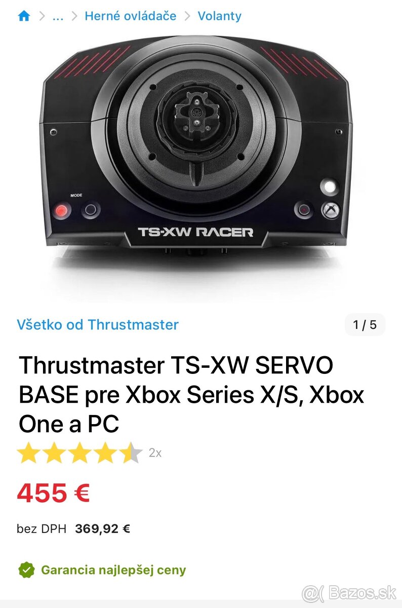 Thrustmaster TS-XW SERVO BASE + TM Leather 28 GT - 7