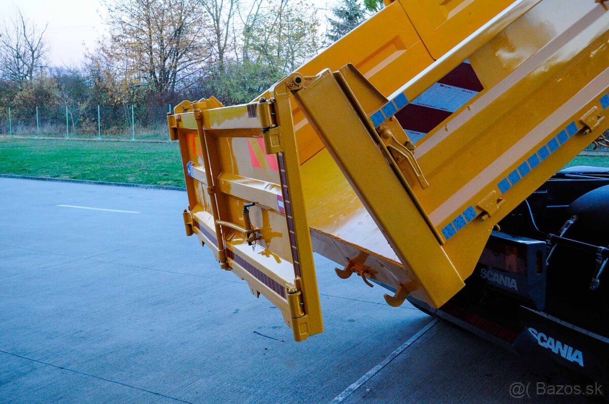 SCANIA P380 6X4 SKLÁPAČ / VYKLÁPAČ + HYDRAULICKÁ RUKA EURO4 - 7