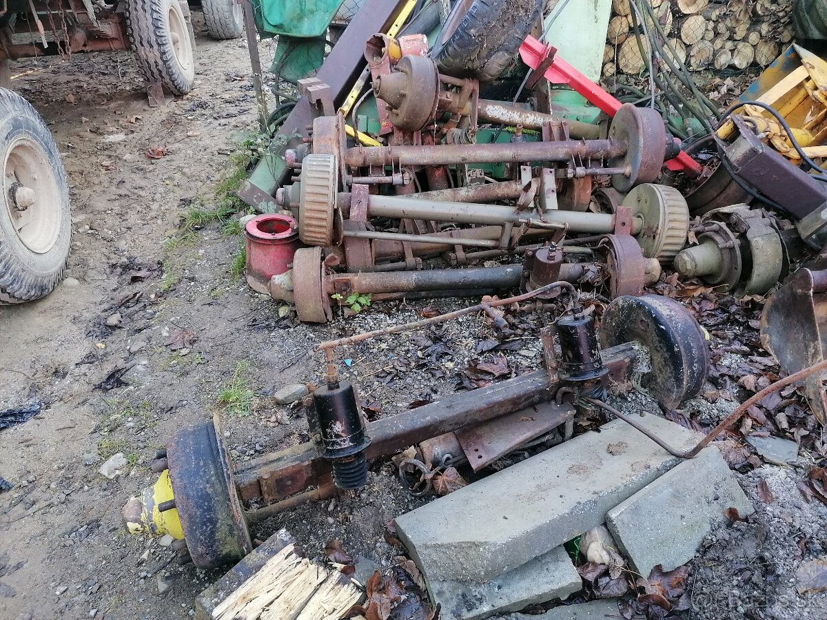 Predám os-nápravu s nosnosťou 9t - 7