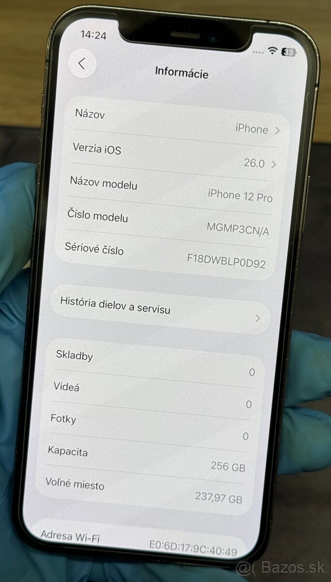 Apple iPhone 12 Pro 256 GB Graphite / nová batéria - 7