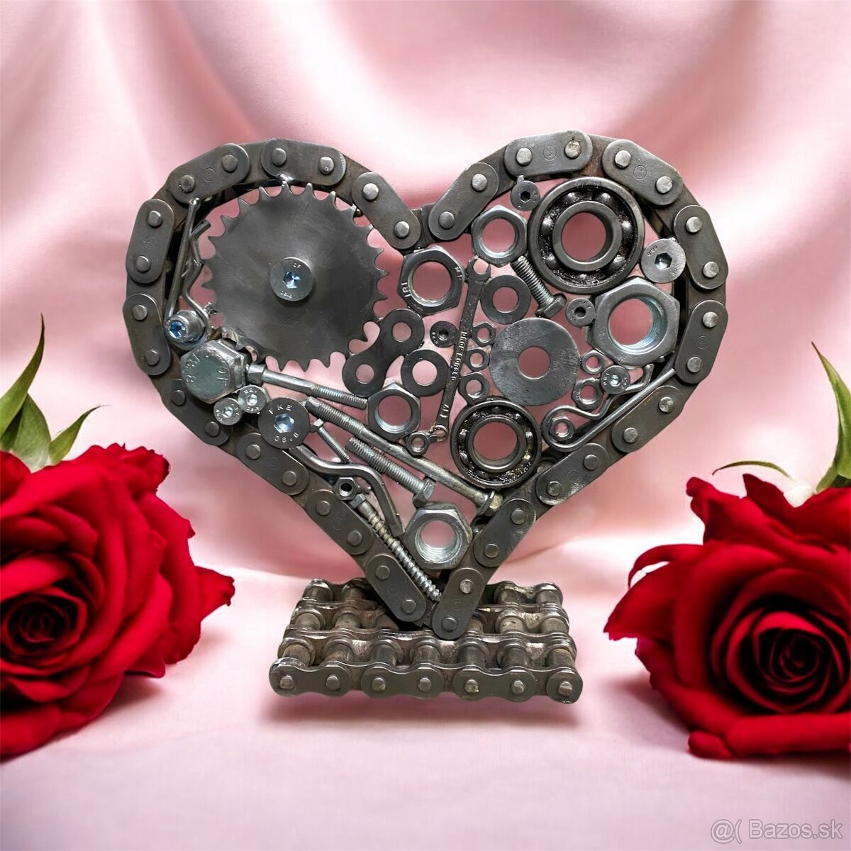 Valentynské srdce z kovu - 7