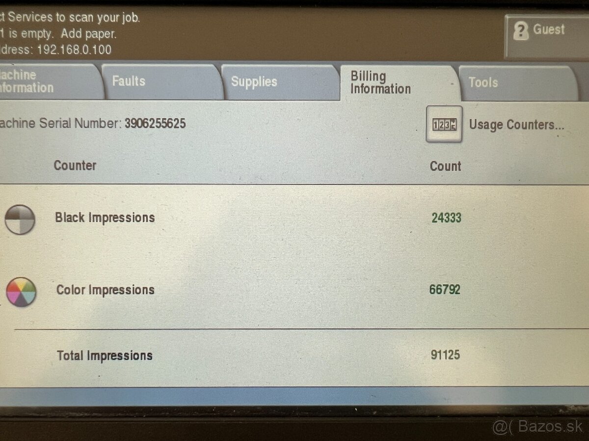 Predám XEROX WORKCENTRE 7535 - 7