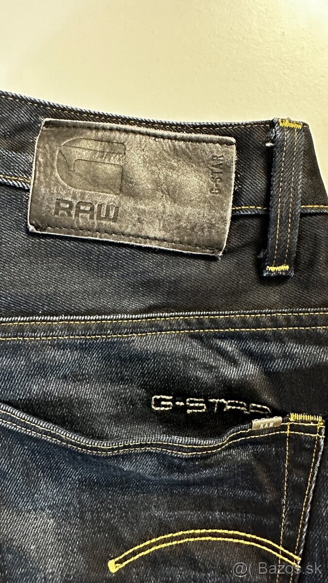Nové pánske,kvalitné džínsy G STAR RAW 3301 - 31/32 - 7