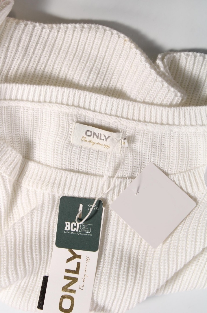 Sveter ONLY oversized strih - biely ===NOVÉ=== - 7