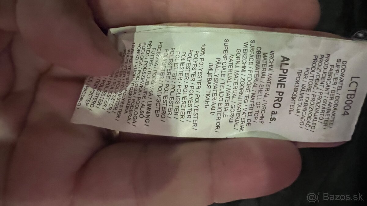 Predám zimný kabát ALPINE PRO - 7