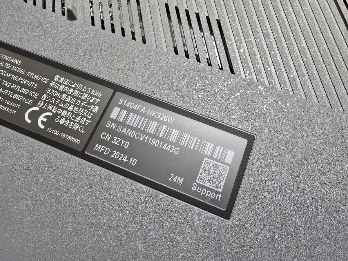 Asus Vivobook 14 Go model 2024 s procesorom AMD ryzen 5 7 ge - 7