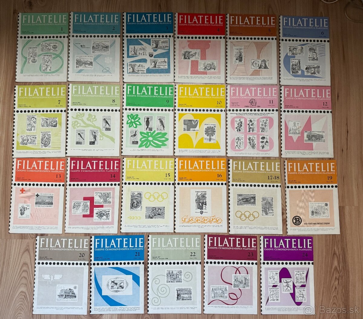 Filatelistická literatúra časopisy Filatelie r.1962-68 - 7