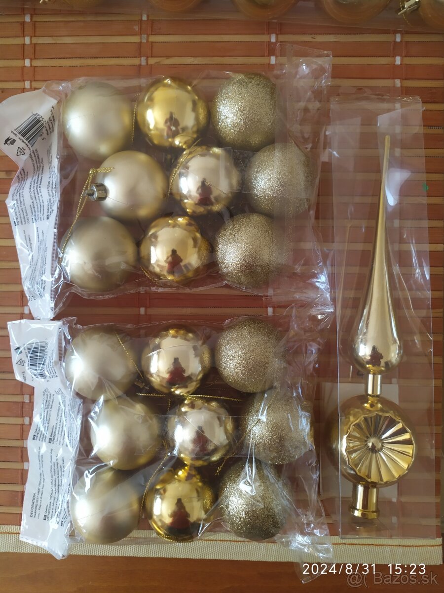 PREDÁM OZDOBY A SVETLÁ NA VIANOČNÝ STROMČEK.. - 7