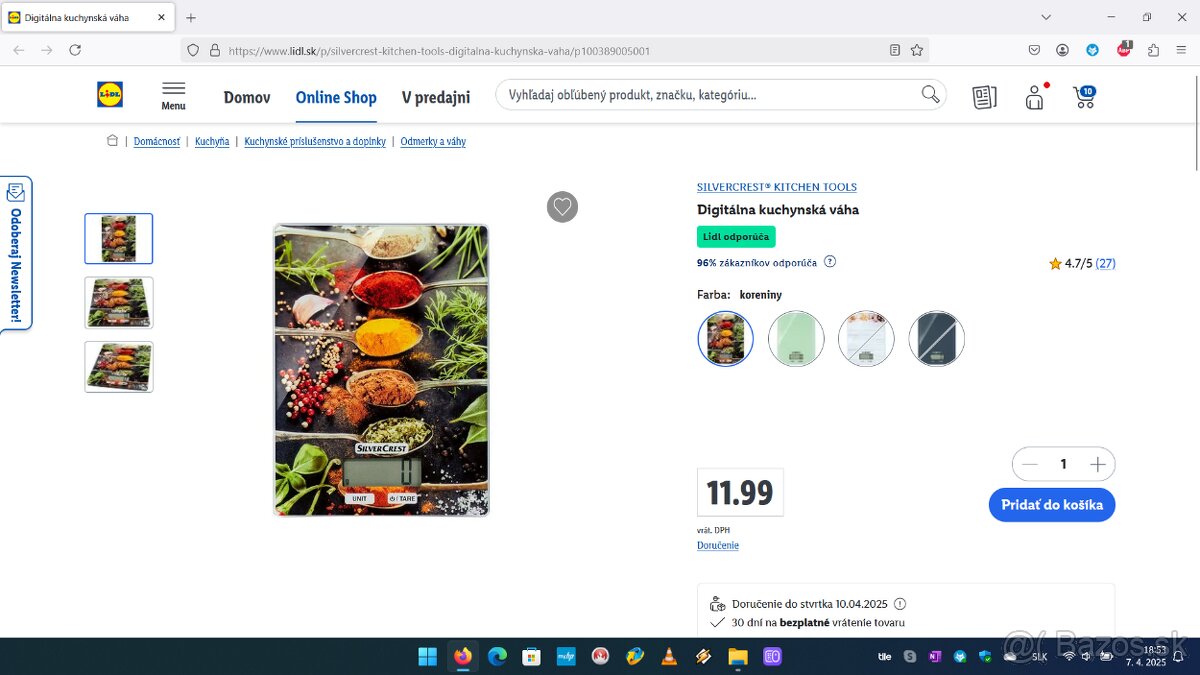 Osobná/diagnostická váha Silvercrest - 7