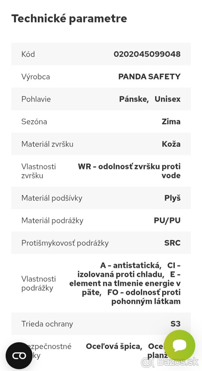 Pracovné topánky Safety Panda veľ.43/9 - 7