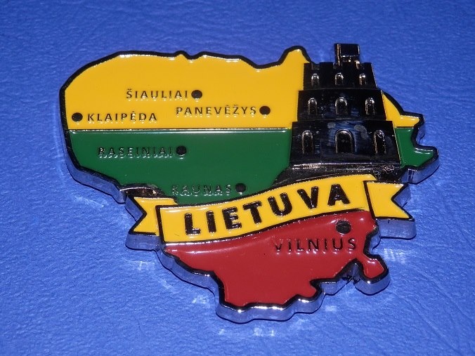 Kovové magnetky LITVA - 7