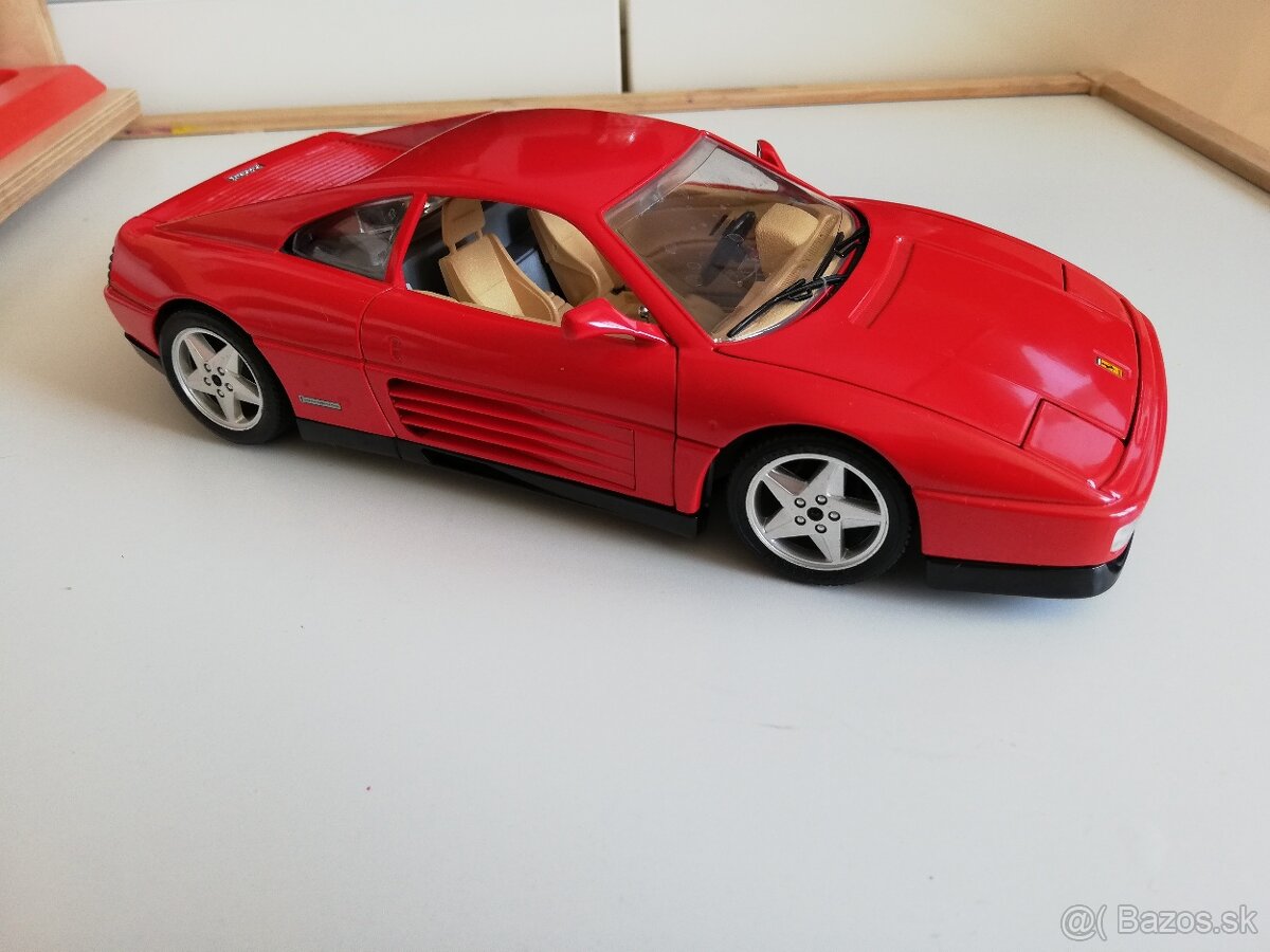 1.18 FERRARI 348 TB cervena Bburago - 7