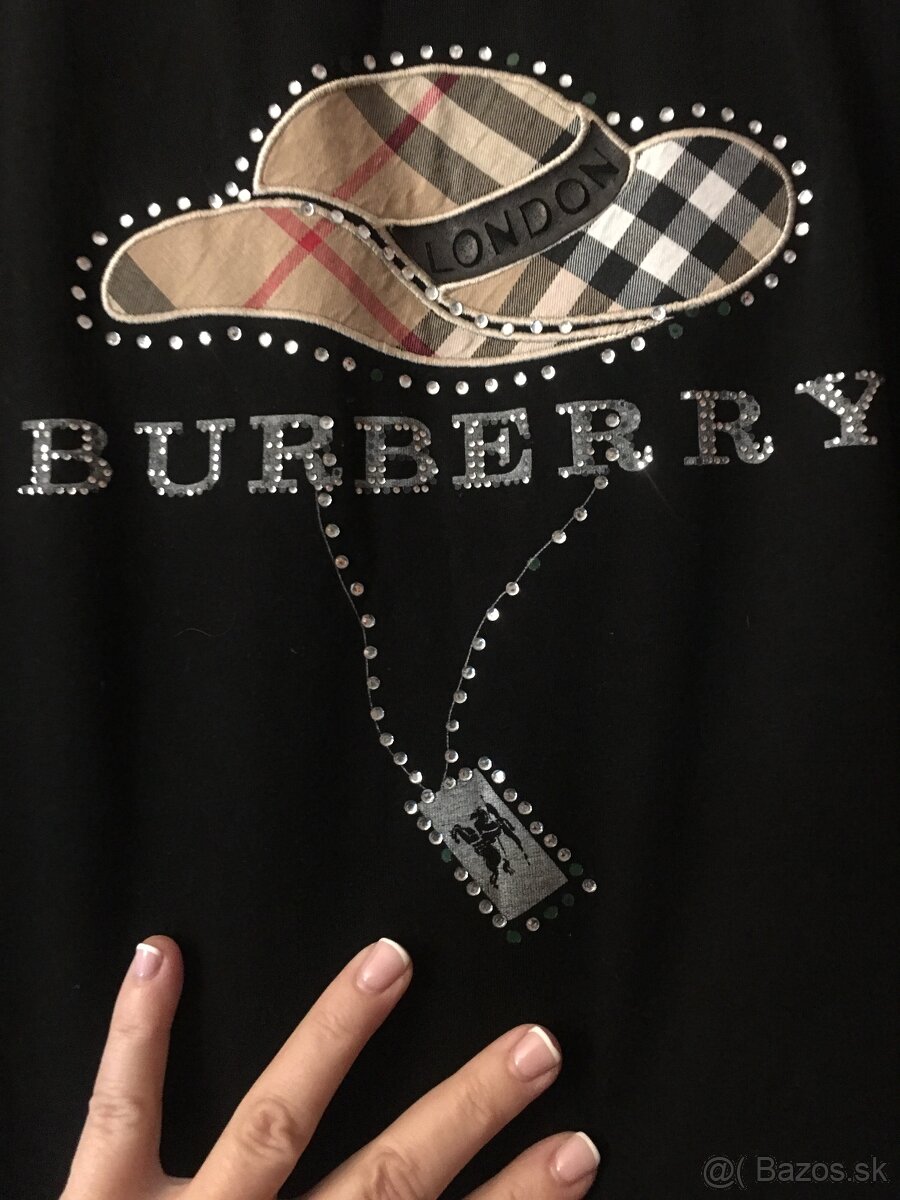 BURBERRY originál dámske tricko S - 7