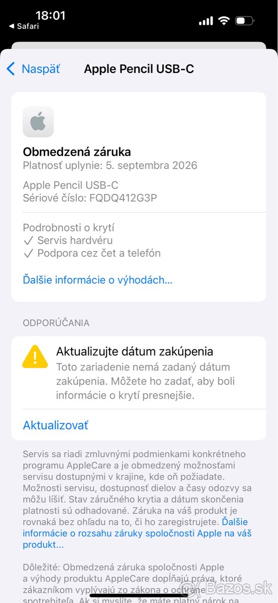 Apple pencil USB-C nepouzita - 7
