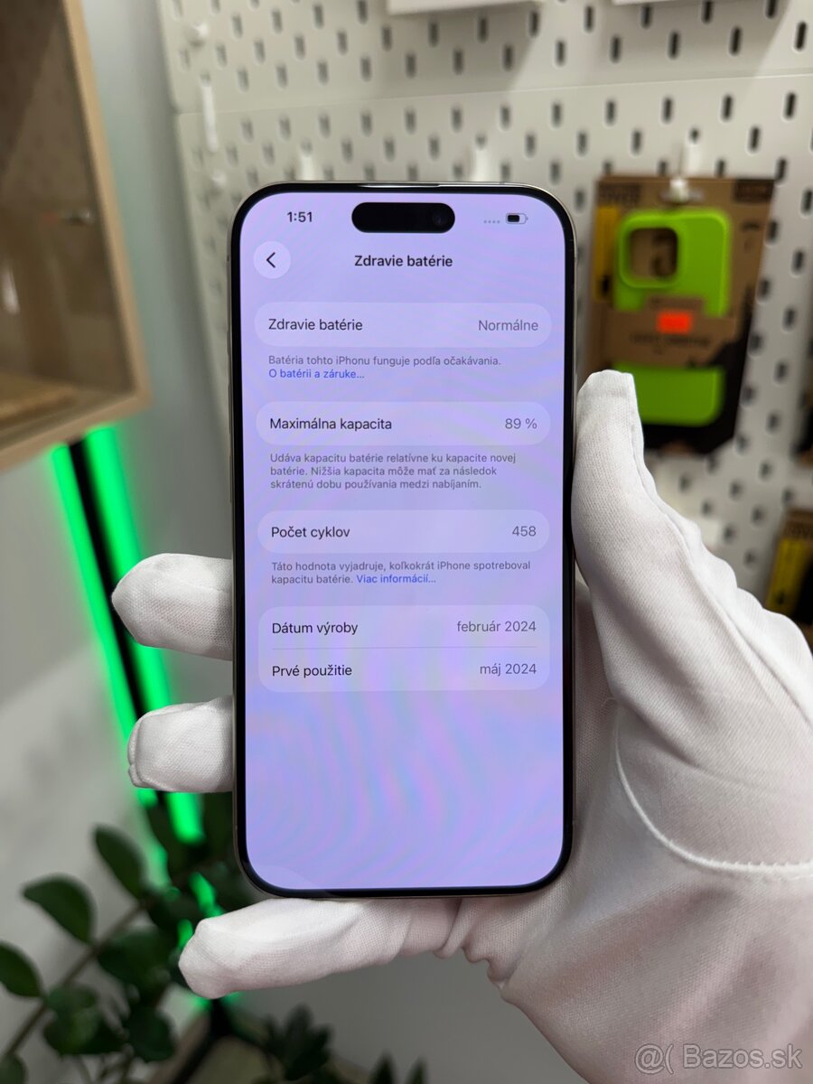  iPhone 15 Pro 256GB Natural | Záruka 1 rok | Batéria 89% - 7
