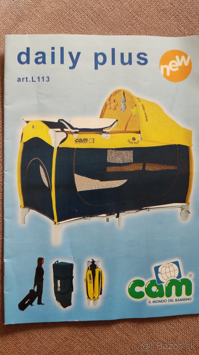 Cestovna postielka Cam Daily Plus - 7