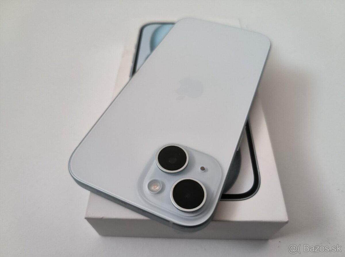 apple iphone 15 128gb Blue / Batéria 87% - 7