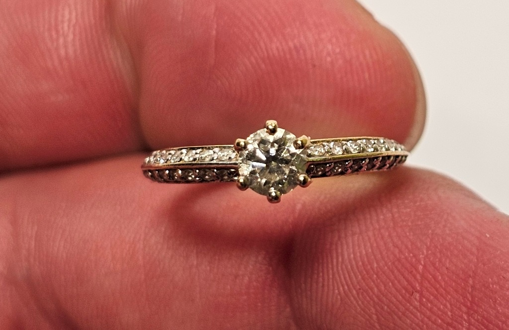 14k zlatý prsteň 0,63ct ❤️❤️❤️ - 7