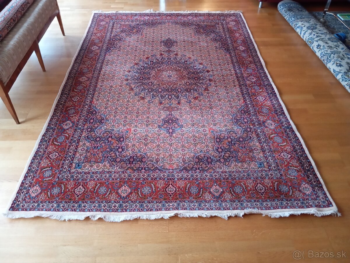 🌸 Hodvábny Ghom 3×2 m–luxusný originál z Iránu 🌸 - 7