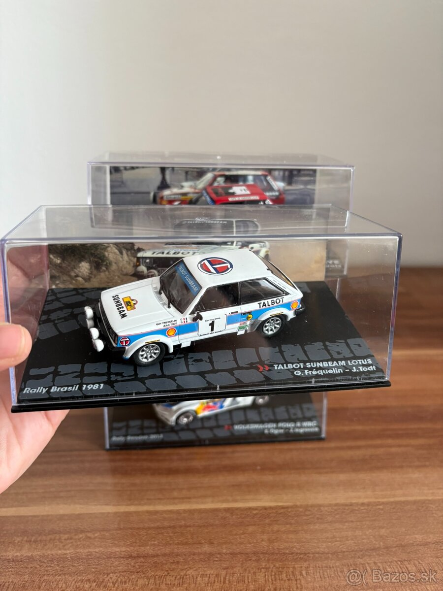 Rally modely v mierke 1:43 - zberateľské - 7