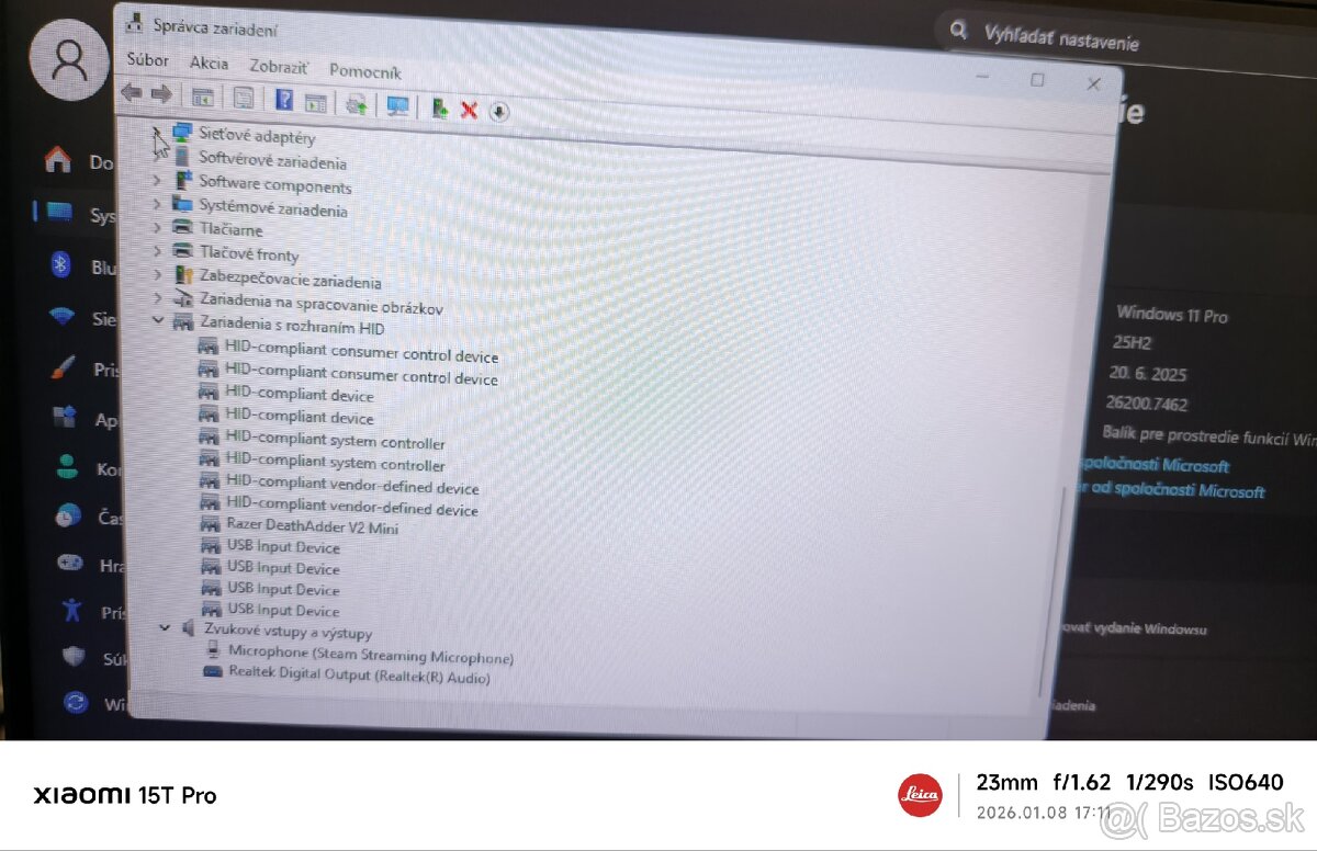 Predám herné PC Intel i3-10100F /8 GB RAM/ Nvidia GTX 1650 - 7