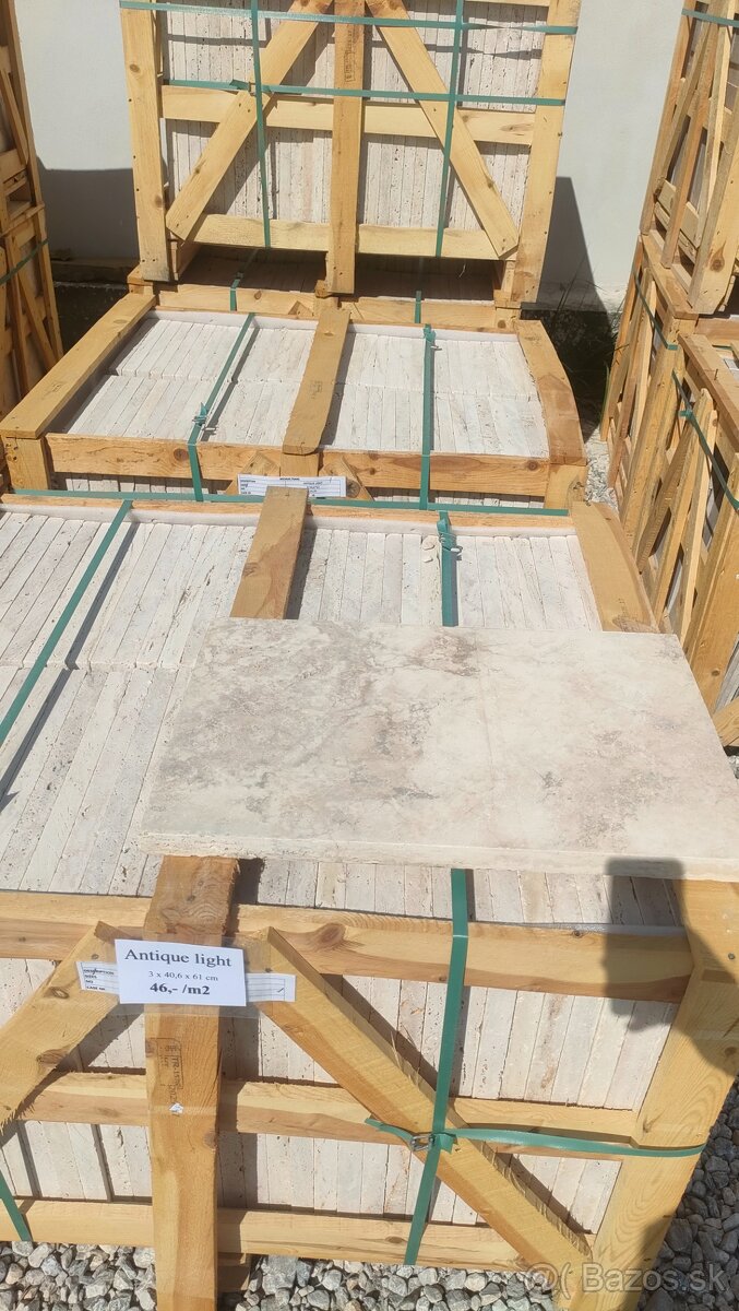 Najlepšia cena bazénové lemy a dlažby travertín - 7