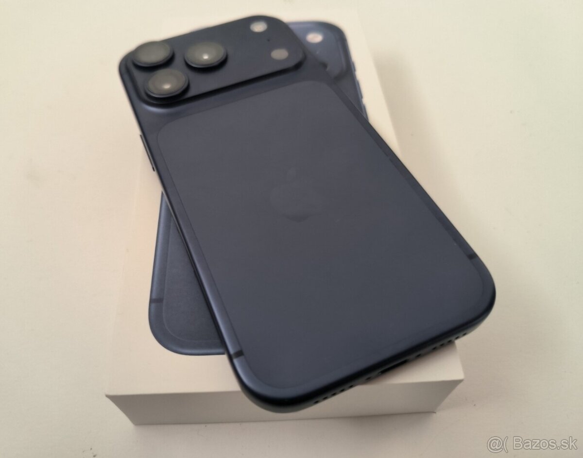 apple iphone 17 PRO MAX Blue / Batéria 100% - 7