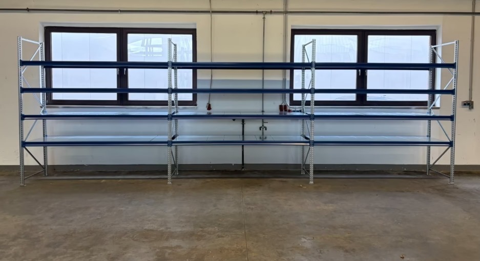 Skladovy kovový regál, 450kg nosnosť - 7