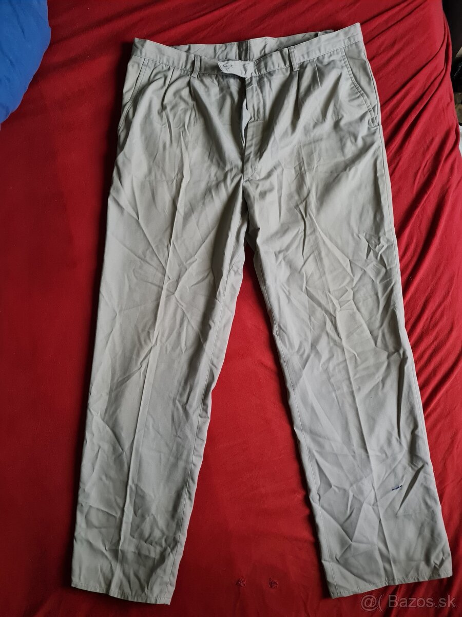 Nohavice k obleku - čierne a tmavosivé - 7