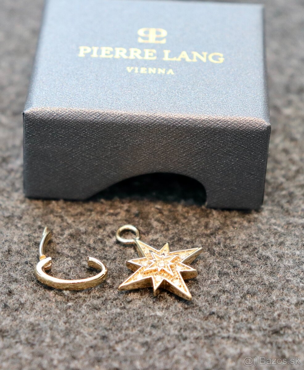 PIERRE LANG - retiazka s príveskom, náušnice, presteň - 7