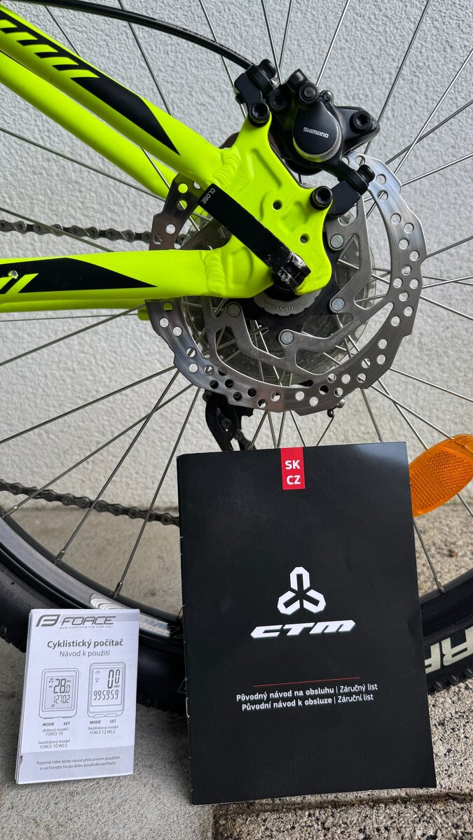 CTM ROCKY 4.0 matná reflexná žltá/čierna - 7