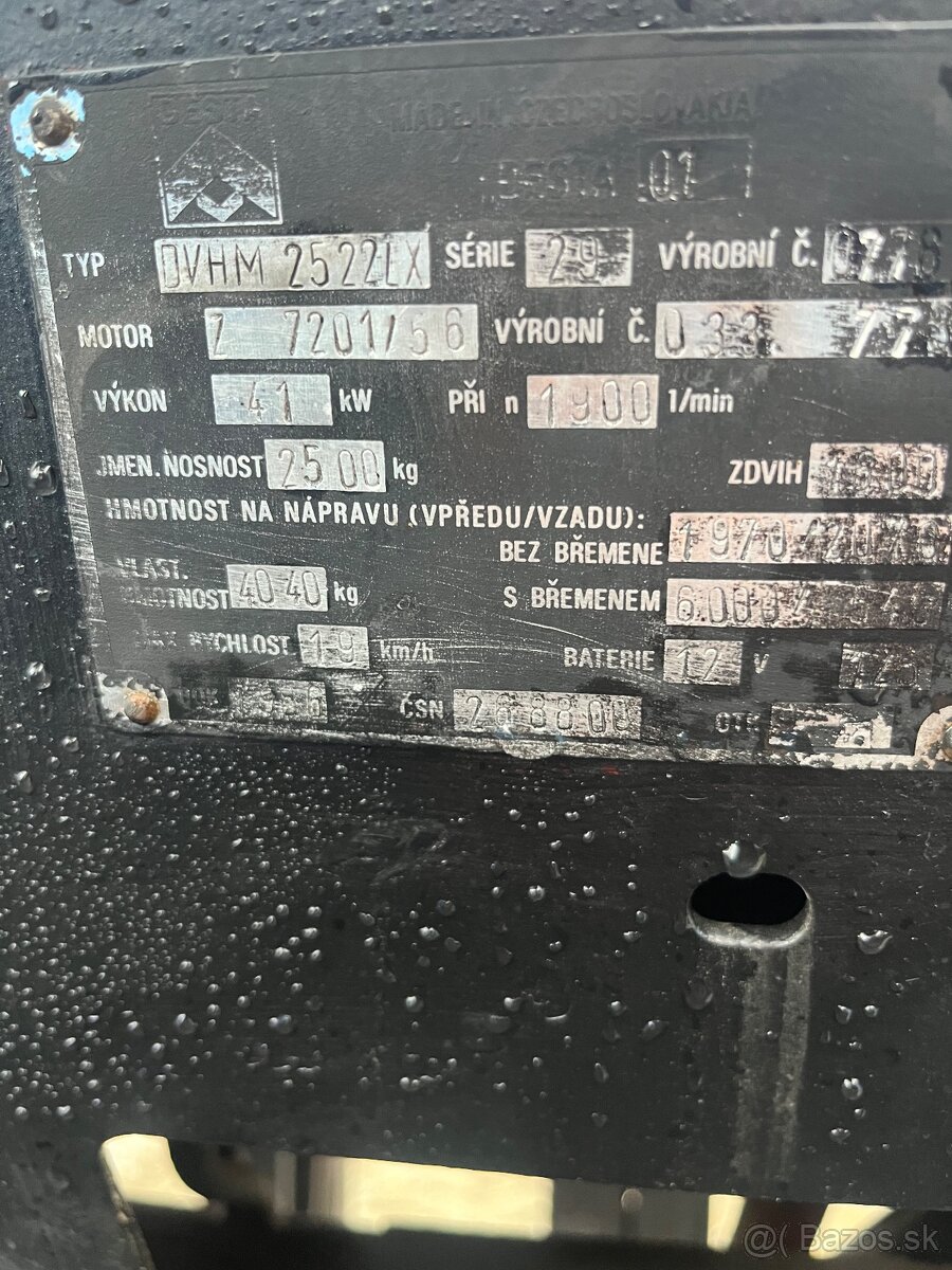 Vysokozdvižny vozik DESTA 2522 - 7