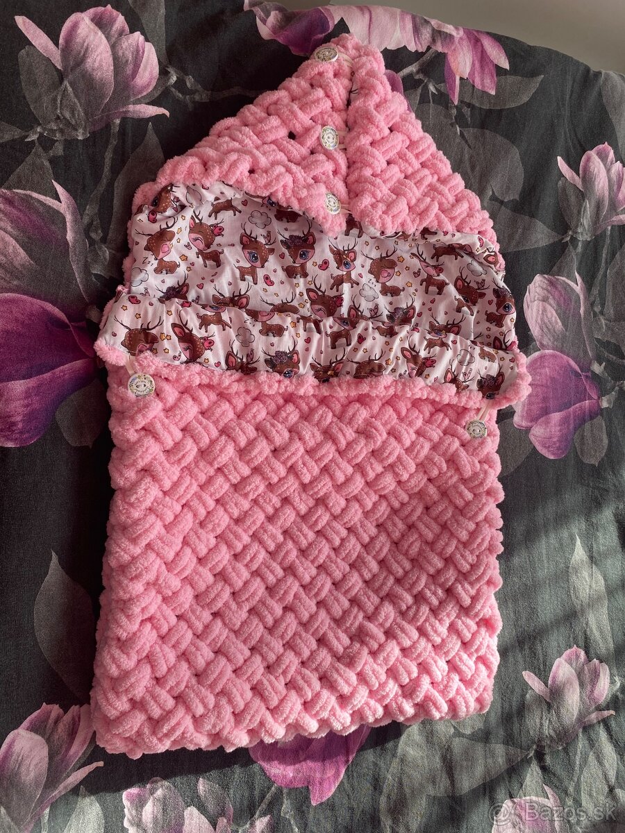 Zavinovačky a dečky pro miminko z puffy - 7