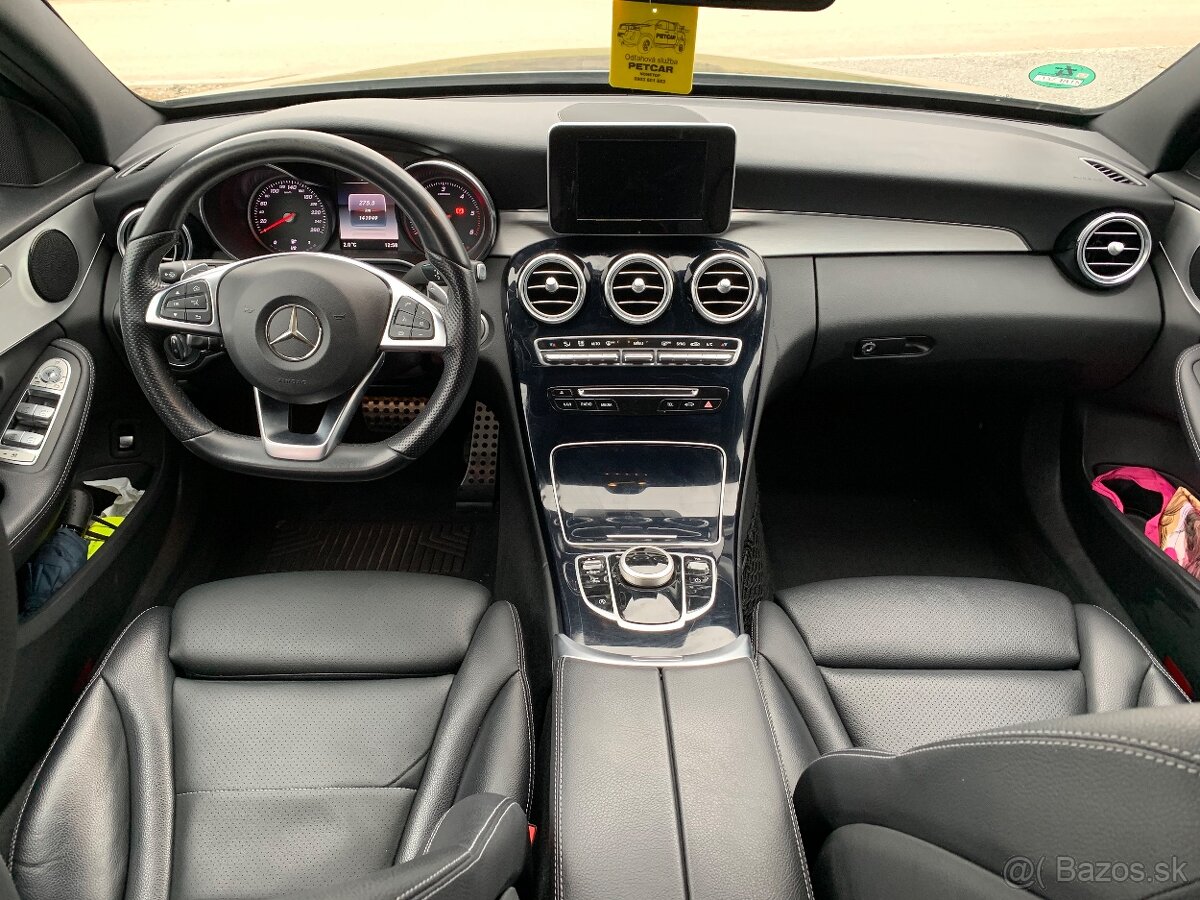 Mercedes C 200d AMG, LED, r.2017, 150tis. km,Odpocet DPH - 7
