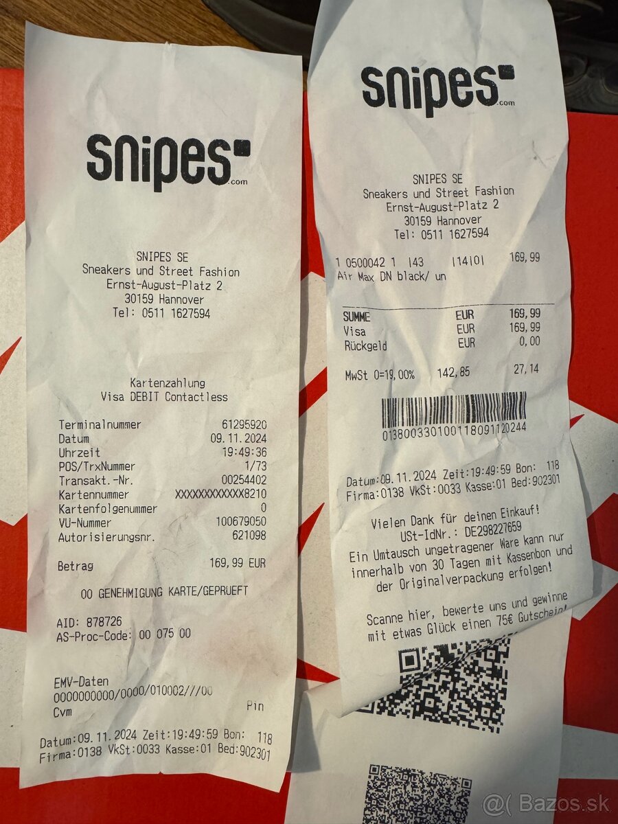 Nike air max DN black university-red - 7