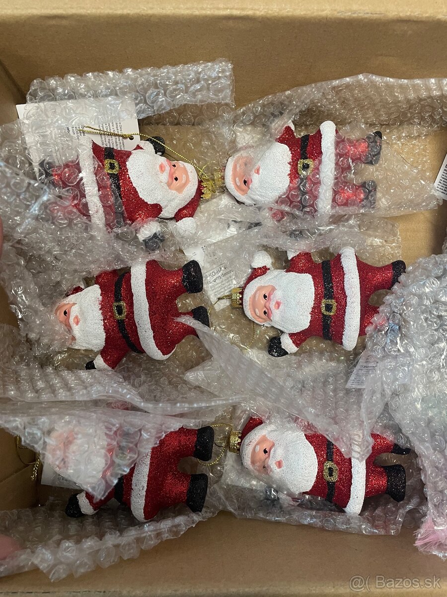 Retro vianočné ozdoby a špic na stromček - 7