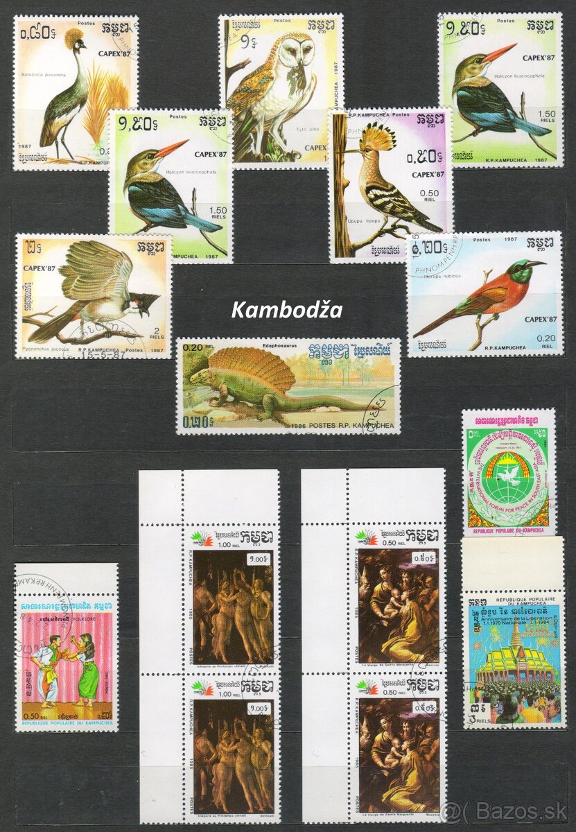 Poštové známky, filatelia: Ázia - 7