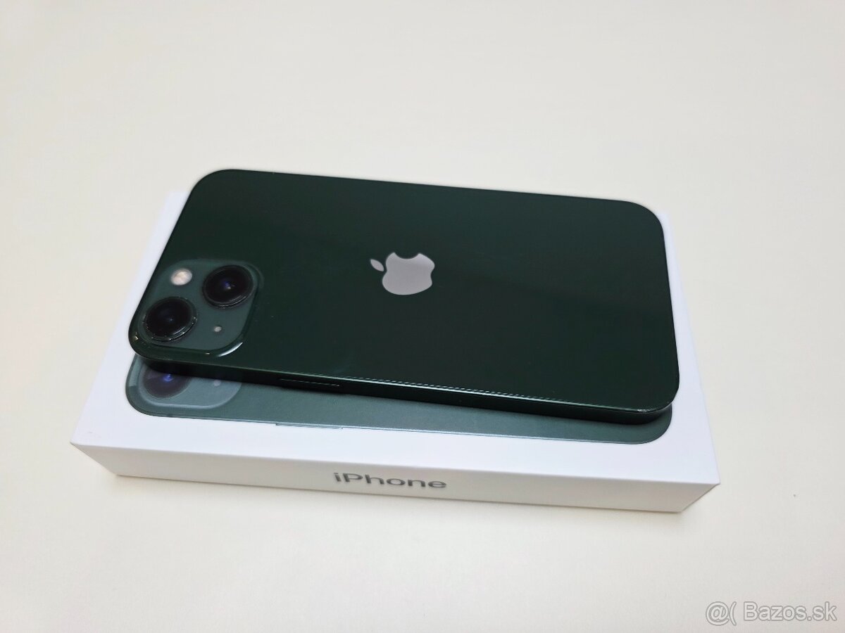 APPLE IPHONE 13 256GB GREEN,ZDRAVIE BATERKY 100% - 7