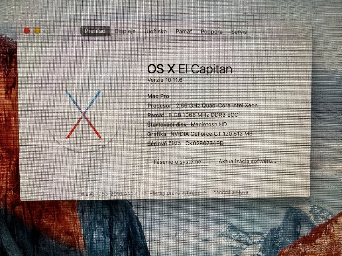 Apple Mac Pro 4,1 / 5,1 – Quad-Core 2,66 GHz, 8 GB RAM - 7