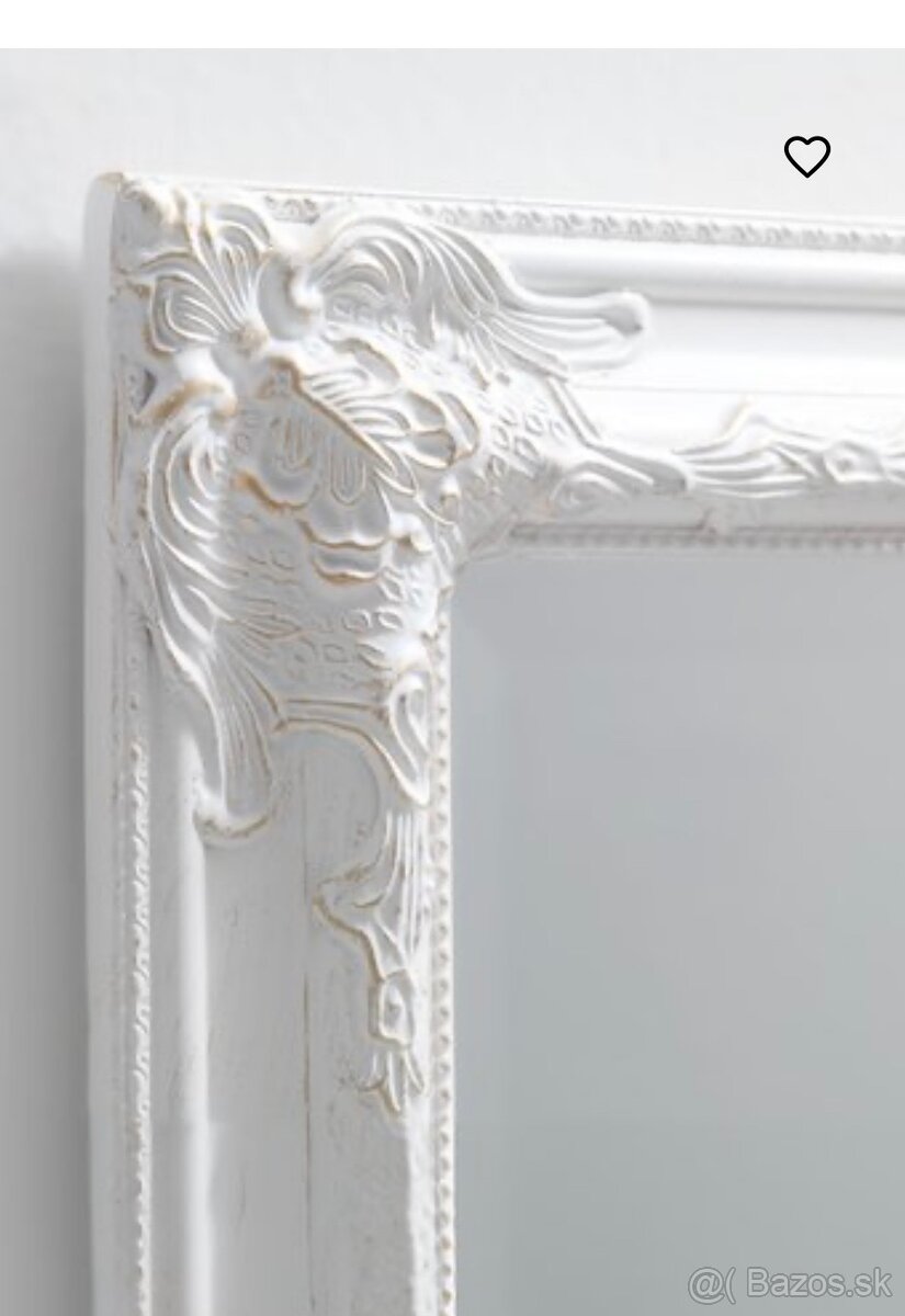white mirror with gold details - 7