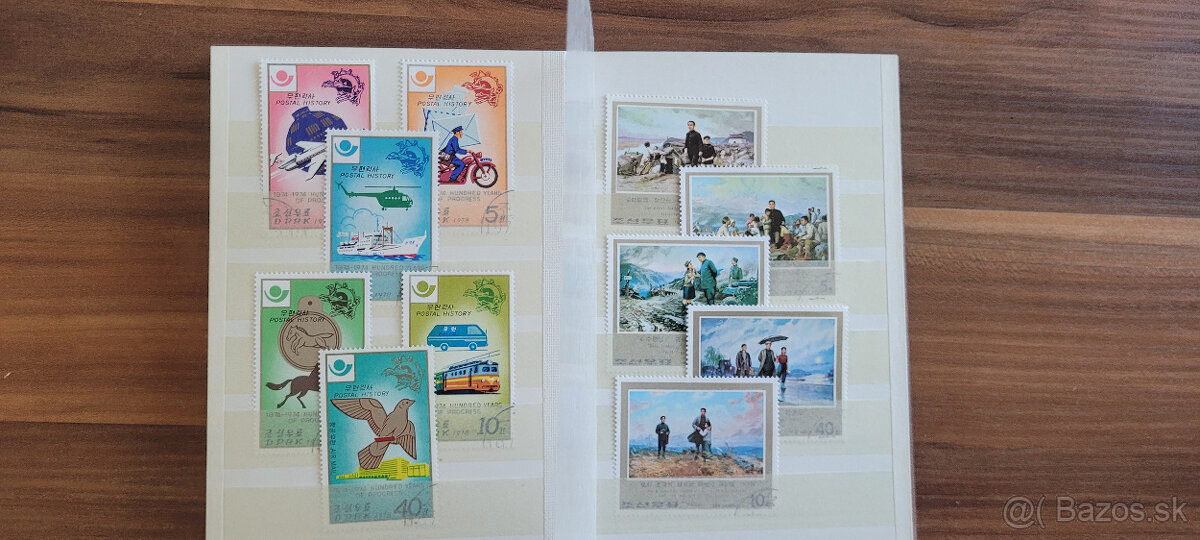začatá zbierka Severná Kórea v drobnom albume - 7