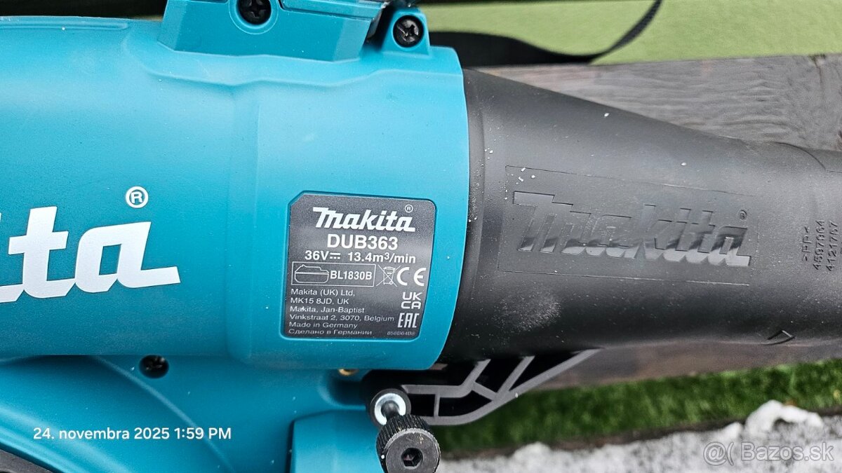 Makita aku vysávač a fúkať lístia - 7